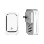 X-Lazy QX-001 Kinetic Self-Powered Wireless Doorbell Kit (Battery-Free, IP44 Waterproof)