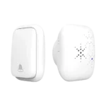 X-Lazy QX-002 Kinetic Self-Powered Wireless Doorbell Kit (Battery-Free, IP44 Waterproof)