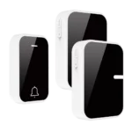 X-Lazy QX-008panda Kinetic Self-Powered Wireless Doorbell and Caregiver Pager Kit (Battery-Free, Long Range, IP44 Waterproof)⁠