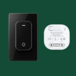 X-Lazy QX-303CX / QX-12070CX Magnetic Kinetic Wireless Light Switch Kit (305JS Controller, Battery-Free)